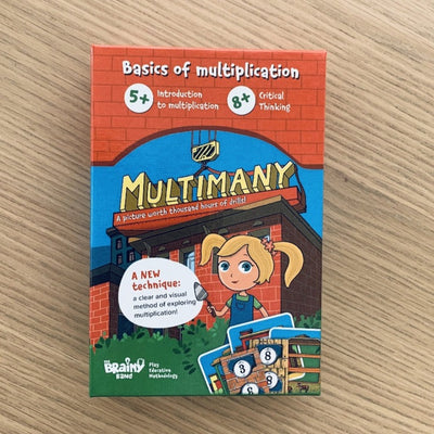 Multimany -kertolaskupeli, ikäsuositus 5+/8+