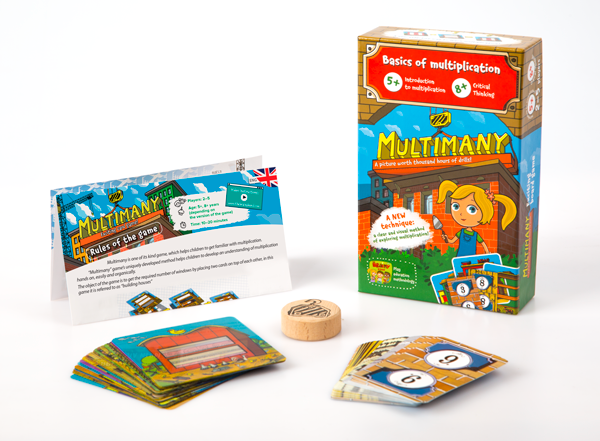 Multimany -kertolaskupeli, 5+/8+ vuotiaille