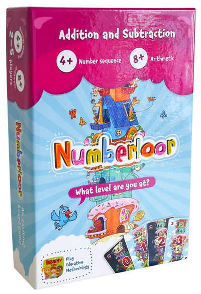 Numberloor math game, 4+/6+/8+  age